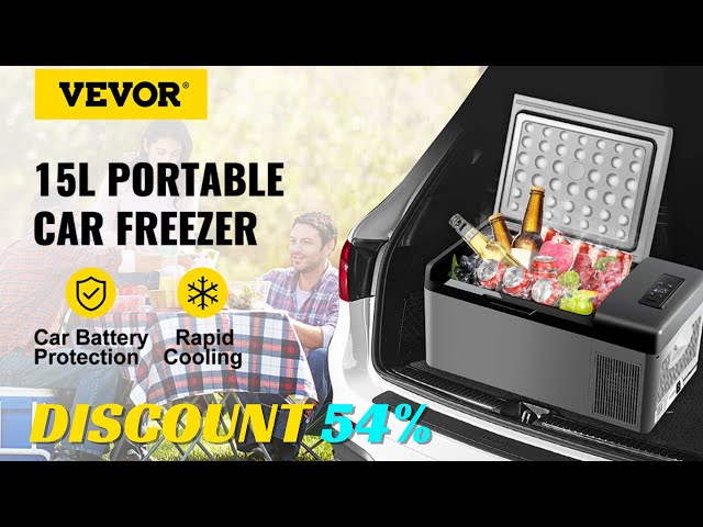 VEVOR 15L 95L Car Refrigerator Portable Fridge Freezer 12/24V DC in Refrigerators in Hope / Kent