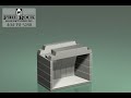 Masonry Fireplace and Chimney with Brick Flange