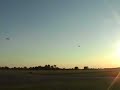 Fournier and Piper Cub flying in formation