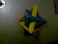 Two Intersecting Tetrahedra (Modular Origami)