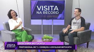 Visita na Record - Descubra Botucatu: Sérgio Garcia (1° Bloco - 31/03/2024)