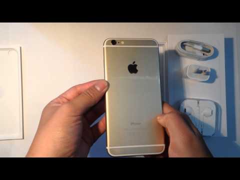 Apple iPhone 6 Plus Gold 128GB Unboxing and iPhone 5 Comparison - Launch Day