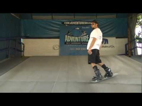Snowboard - Watch the progression of snowboard skills you can learn from beginner to advanced in a program of private instruction at Adventure Ski & Snowboard School, in...
