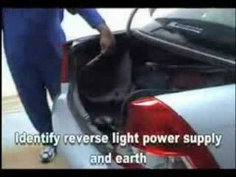 how to fit rear parking sensors