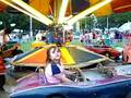 Josie and Alex on the cars