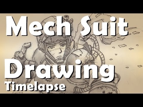 how to draw mecha