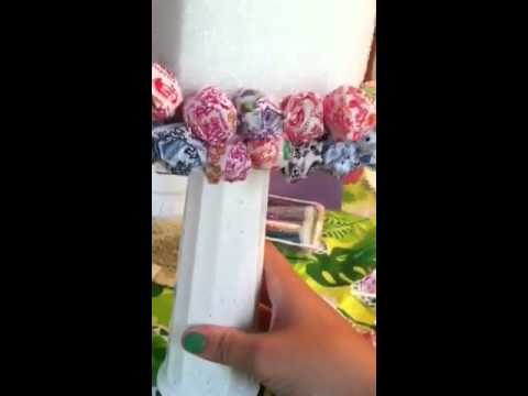 how to make a lollipop tree