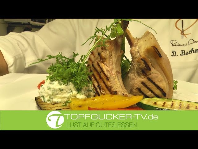 Grillen am Herd mit Daniel | Spanferkelkotelett, Gemüse und Ziegenquark | Rezeptempfehlung Topfgucker-TV