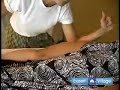 Deep Tissue Massage Therapy Tips & Techniques : How to Massage the Outside of the Leg Using Your Forearm: Deep Tissue Massage