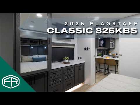 Thumbnail for 2026 Flagstaff Classic Travel Trailers 826KBS Video