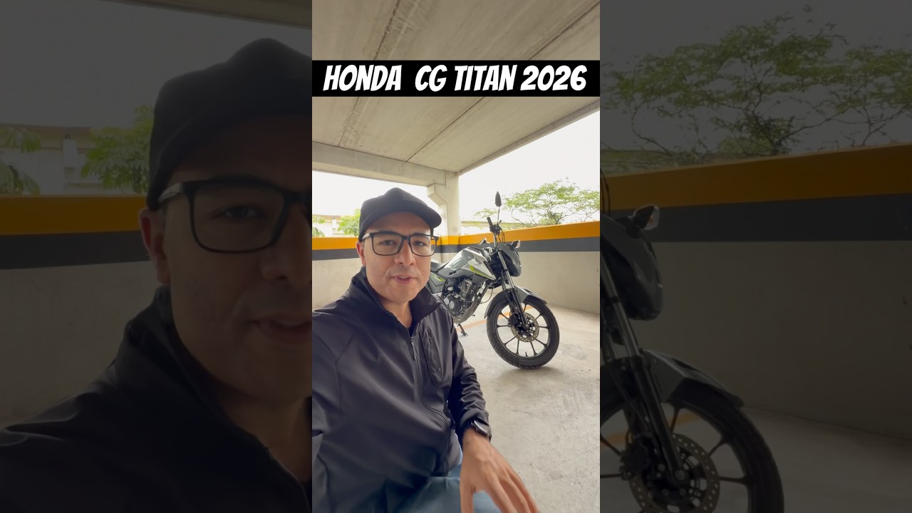 HONDA CG TITAN 160 2026: o veículo MAIS VENDIDO DO BRASIL ganhou cor cinza metálica