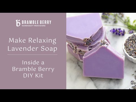 Natural Soap Kit for Beginners - Relaxing Lavender