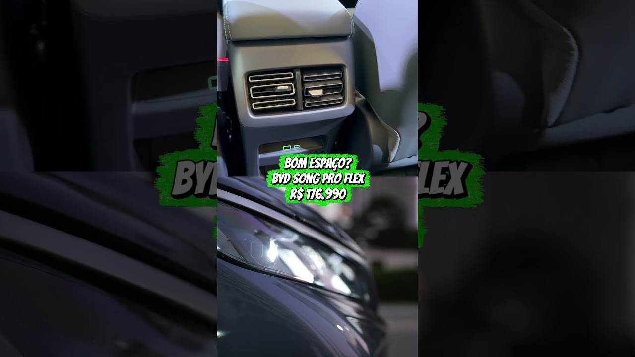 O ESPAÇO TRASEIRO DO BYD SONG PRO: É bom de verdade? 🚙💺