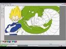 MS Paint - Vegeta & Shenron