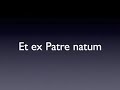 Credo In