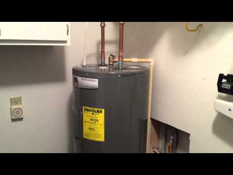 how to drain rheem hot water tank