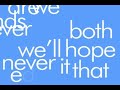 Hellogoodbye - I just think that she's the best Typography