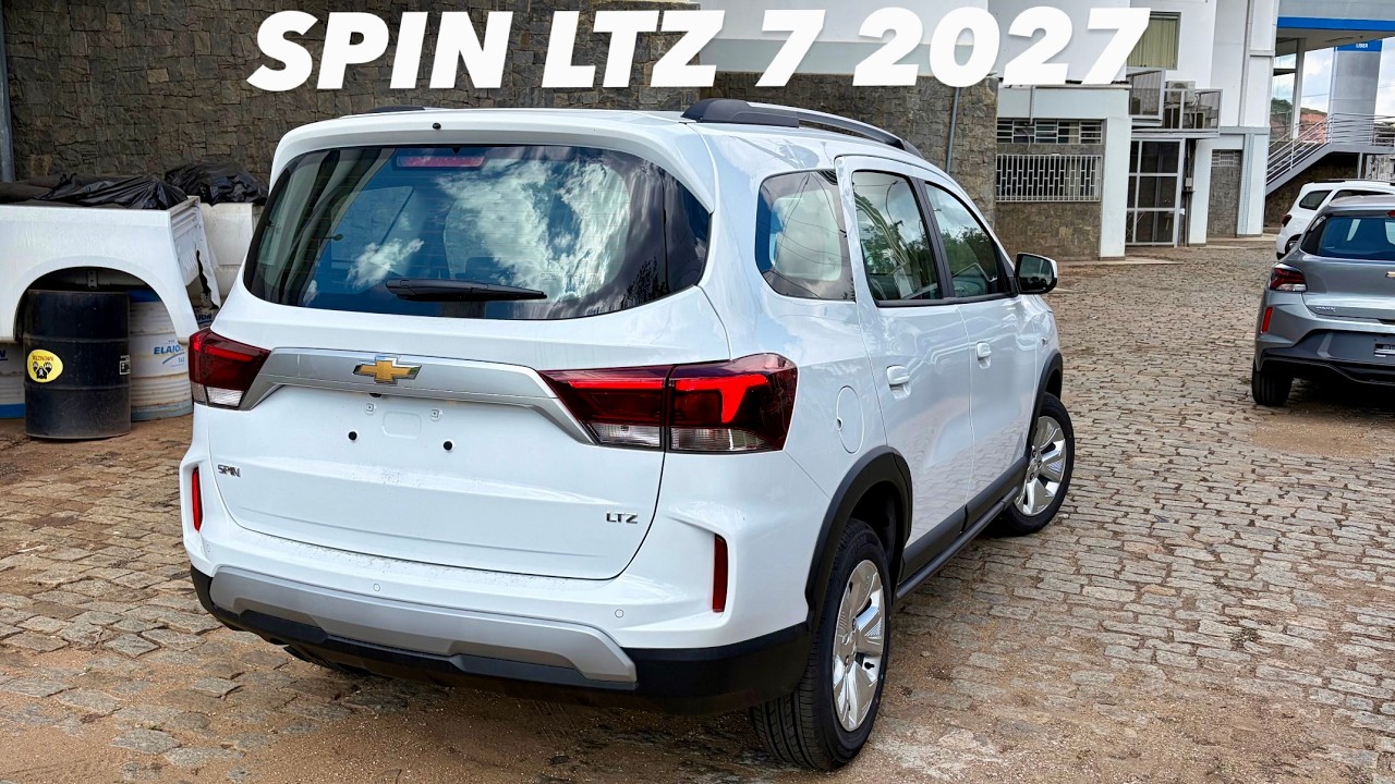 AVALIAÇÃO CHEVROLET SPIN LTZ 7 2027 - 7 LUGARES, 6 AIRBAGS E SEM CORREIA BANHADA A ÓLEO!!
