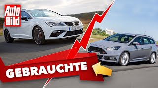 Seat Leon Cupra vs. Ford Focus ST | Das Gebrauchtwagen-Battle mit Conny Poltersdorf und Moritz Doka by Auto Bild