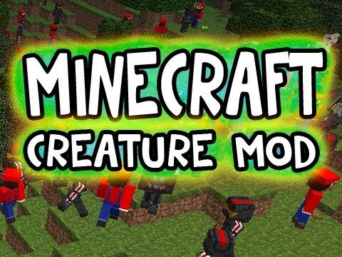 Minecraft Solo: THE CREATURE MOD W.I.P!! (1.6.6 version) Video