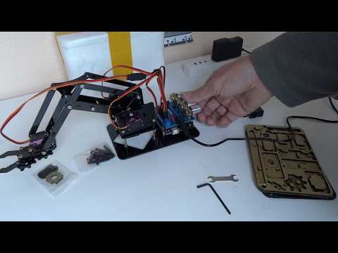 Bras robotisé programmable arduino pour 30€ chez Banggood