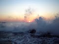 dimineata pe plaja din eforie nord