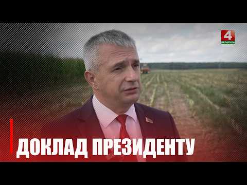 Крупко доложил Президенту об итогах уборочной кампании видео