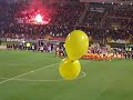 AC Milan vs B'Kara - Players come out