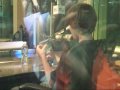 Justin Bieber working the Rubix Cube