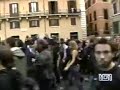 scontri a roma tg1 29 10 08