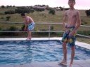 los xavales de colme!!! piscina