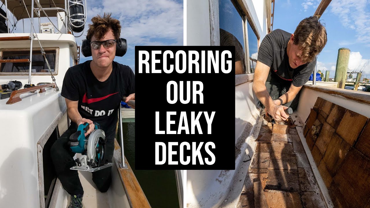 Replacing our Trawler’s LEAKY DECKS | Our BIGGEST BOAT PROJECT Yet!