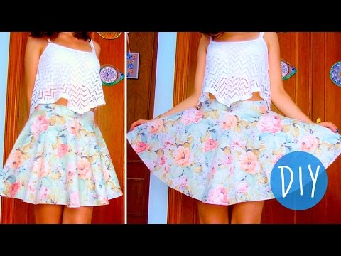 how to attach skirt to shirt