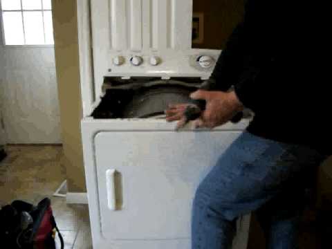how to clean a front load dryer vent