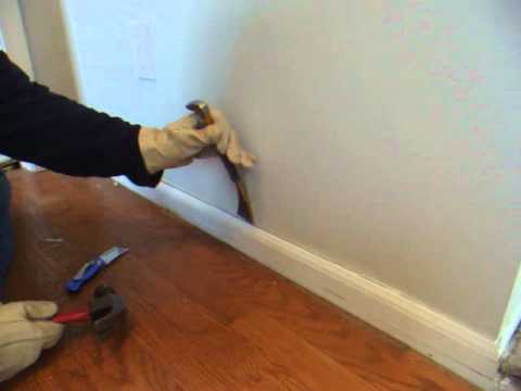 how to remove skirting boards