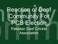 Reaction of Deaf Community For PCB Election