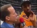 2001-05-27: Kobe Bryant 24 points, 11 assists, 2 steals vs. Spurs (WCF game 4 blowout). Part 2/2 2001-05-27: Kobe Bryant 24 points, 11 assists, 2 steals vs. Spurs (WCF game 4 blowout). Part 2/2