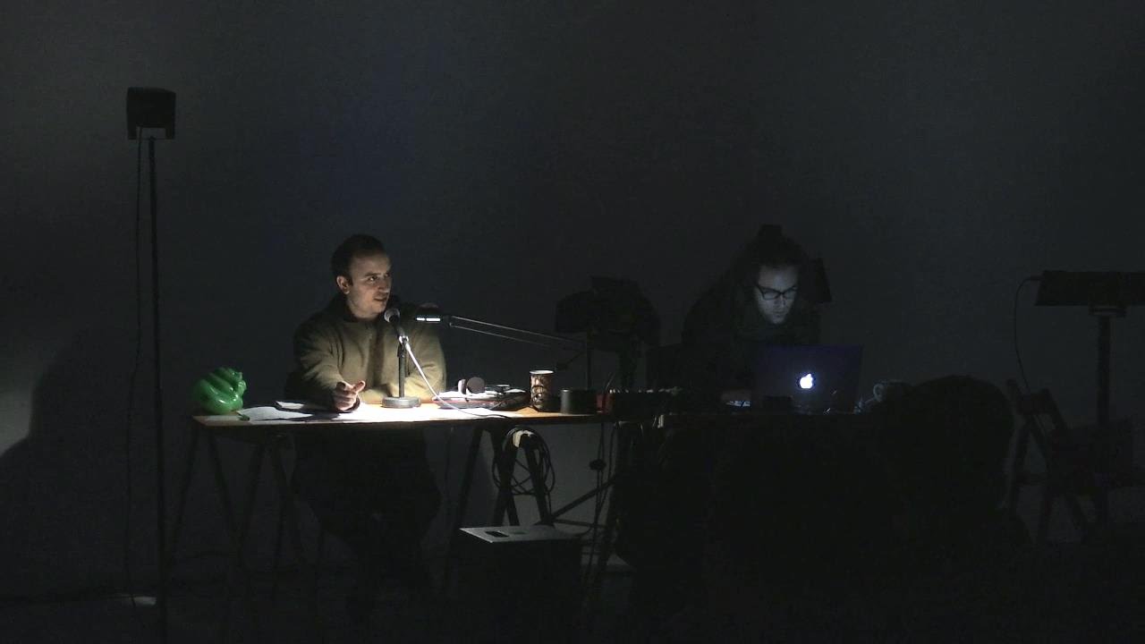 'Anatomy of a Paradox' in Performance-abend und konferenz WORTSAMPLER - Audio-Texts Sampling Found-Sounds, April 2015.