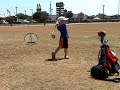 Next Tiger Woods? - 3 yr old Golfer with Daddy Caddy