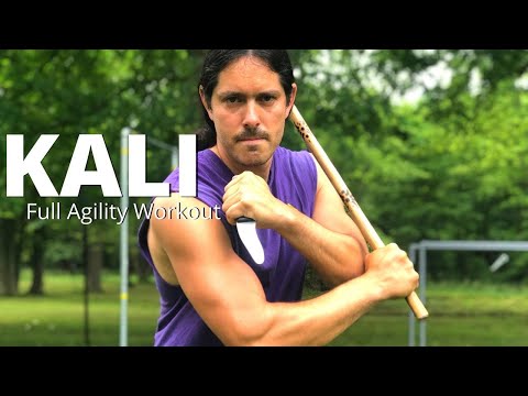 Full Agility Workout for Kali Escrima Arnis - Stick, Footwork, Knife
