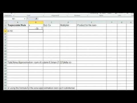 how to use the trapezoidal rule