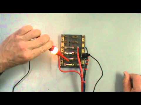 how to use a test light