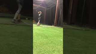 Girl Hits Phone With Ball While Practicing Softbal
