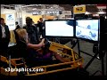 V�deo 3 Screen Racing Game at GDC