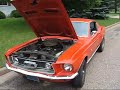 1968 mustang  fastback...first day