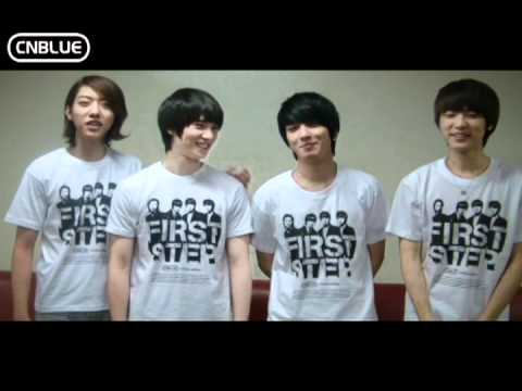CNBLUE FIRST STEP greeting