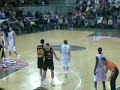 Union Olimpija vs Prokom (last minute) - great dunk by Mili?