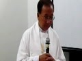 Tanda Salib pembuka dlm Misa Syukur Radio Sonora Palembang bersama bpk Uskup