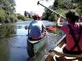 Kanu fahren auf der Lahn