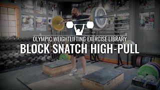 Snatch Pull - Olympic Weightlifting Exercise Library: Demo Videos